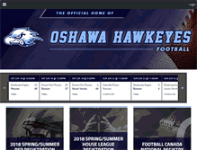 Tablet Screenshot of hawkeyes.ca